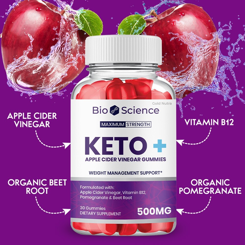 (2 Pack) Bio Science Keto ACV Gummies, Original BioScience Weight Loss Support