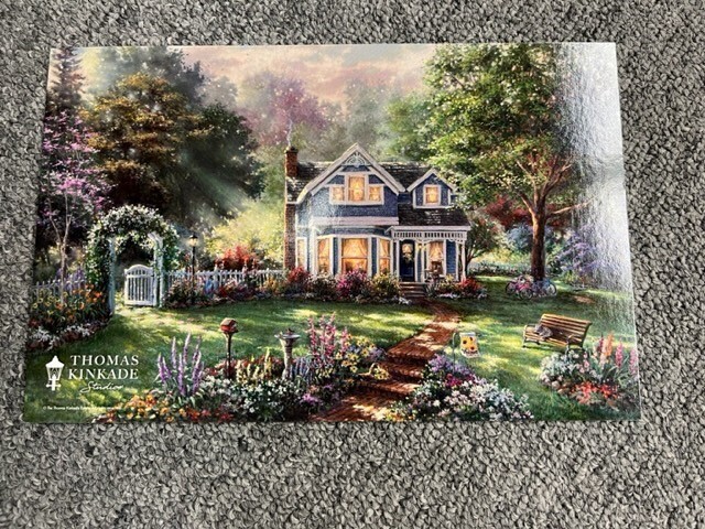 Thomas Kinkade Studio Postcard Springtime Memories