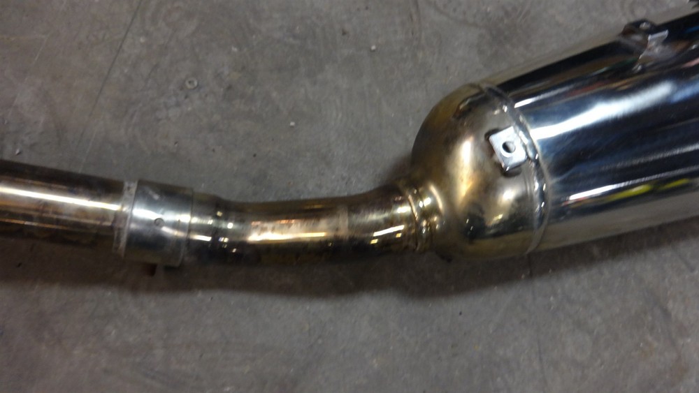 2003 BMW F650CS 650 CS S596. complete exhaust header muffler tail pipe o2 sensor