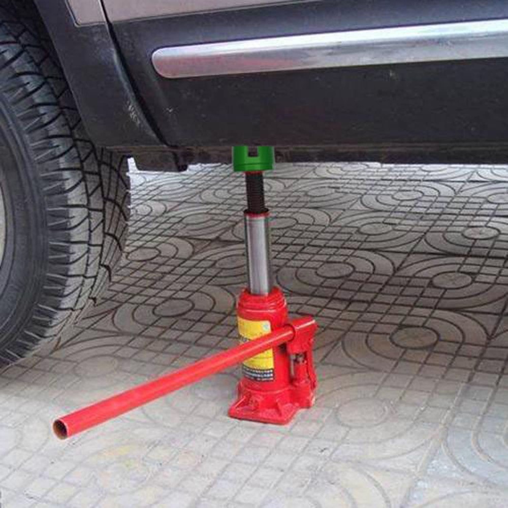 Magnetic Jack Pad Slotted Frame Rail Protector Blue