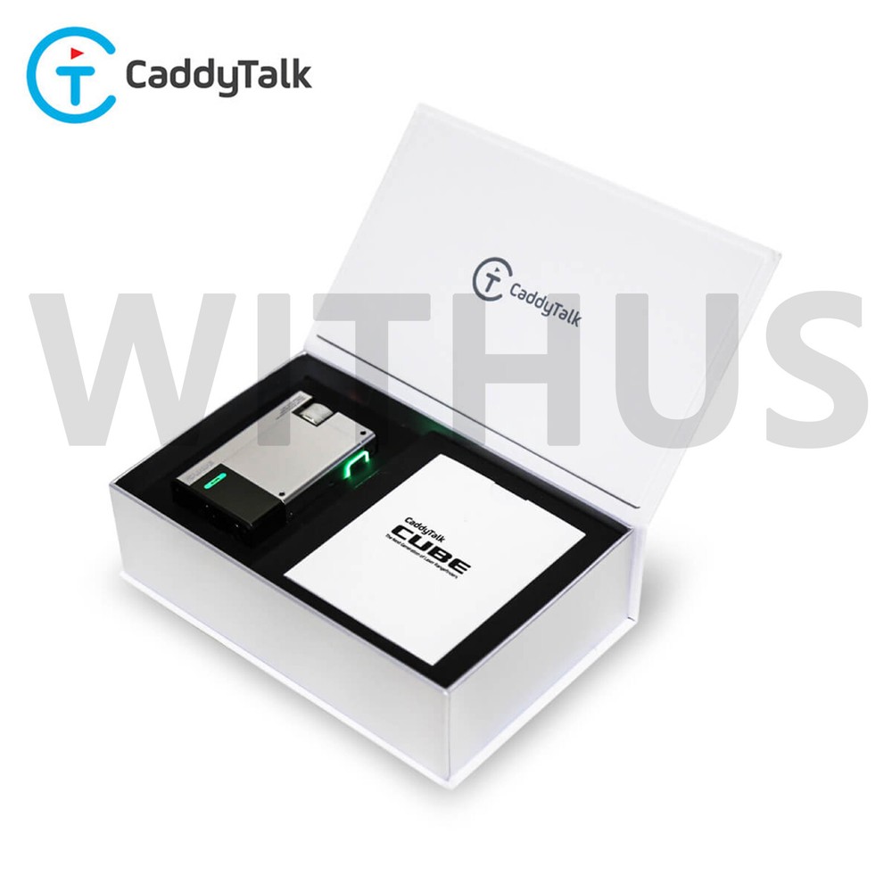 CaddyTalk CUBE Laser Golf Rangefinder Golf Distance Meter 4 Colors - Tracking