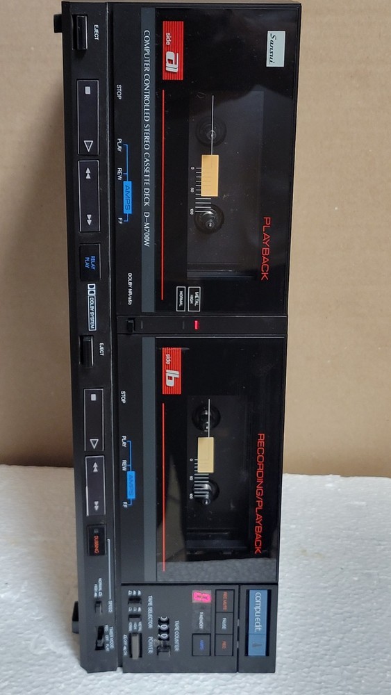 Sansui D-M700W Computer Controlled Stereo Cassette Deck