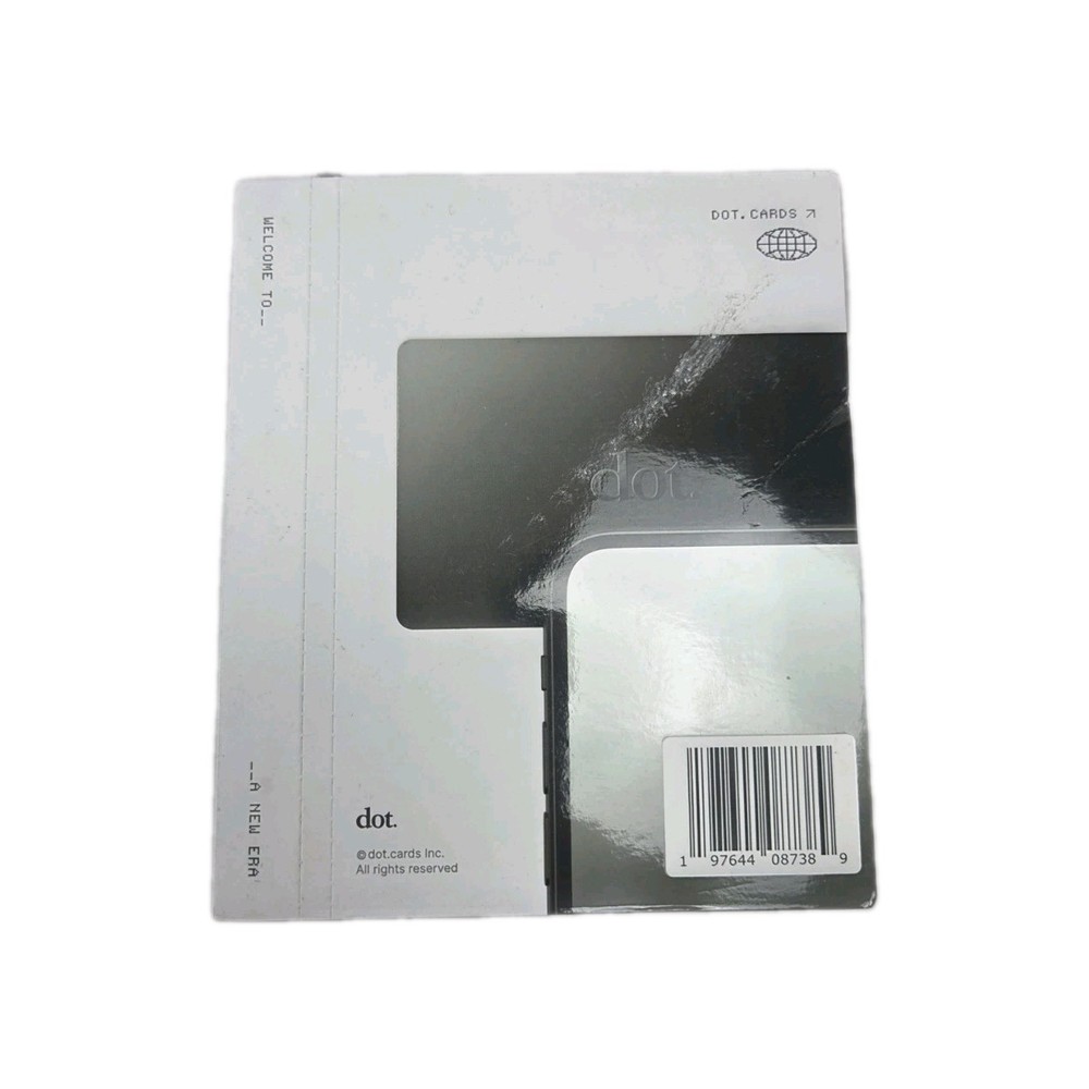 Dot. Card - Digital Business Card - Tap to Share - iPhone & Android Black