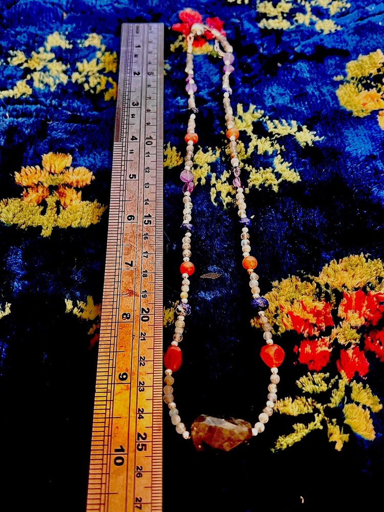 Hand made crystal necklace