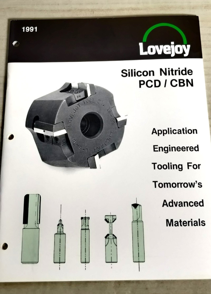 1991 ~  LOVEJOY precision tools catalog Silicon Nitride PCD / CBN C1
