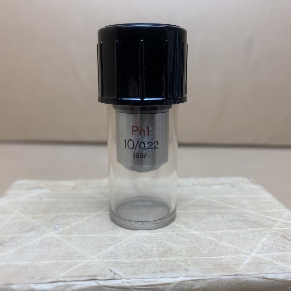 ZEISS 10/0,22 160/- Ph1 MICROSCOPE OBJECTIVE