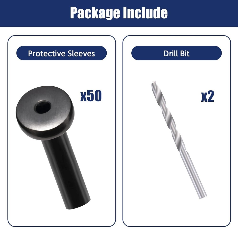 20-Pack 30-Degree Angle Protective Sleeves Cable Railing Corner Protector