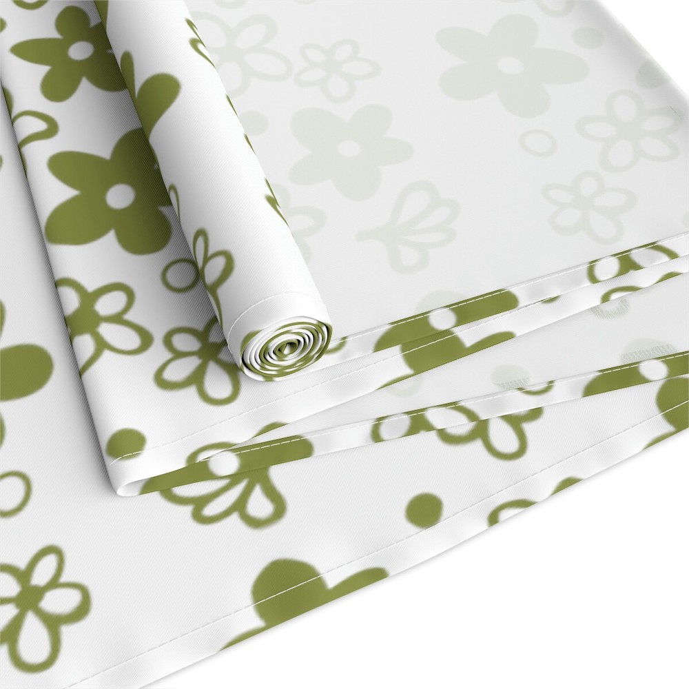 Spring Blossom Pyrex inspired Table Runner (Cotton, Poly)