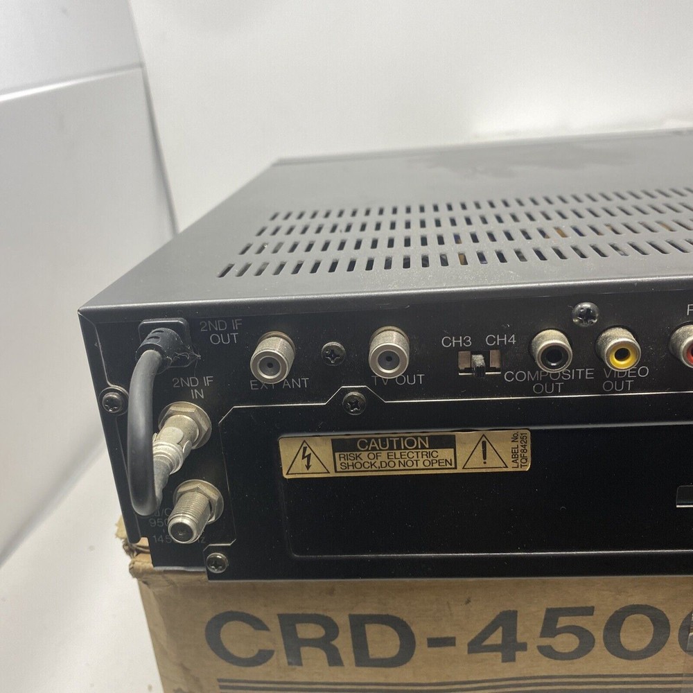 panasonic crd-4500r Integrated satellite receiver With Box Rare