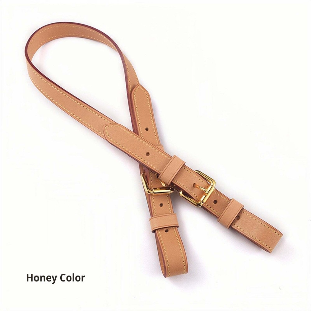 Adjustable Leather Straps - Natural and Honey Colors