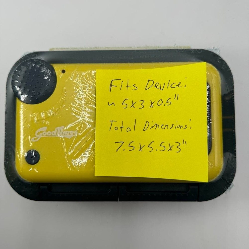 Good Times Waterproof Floating Yellow Speaker Case - iPhone & Android Phones