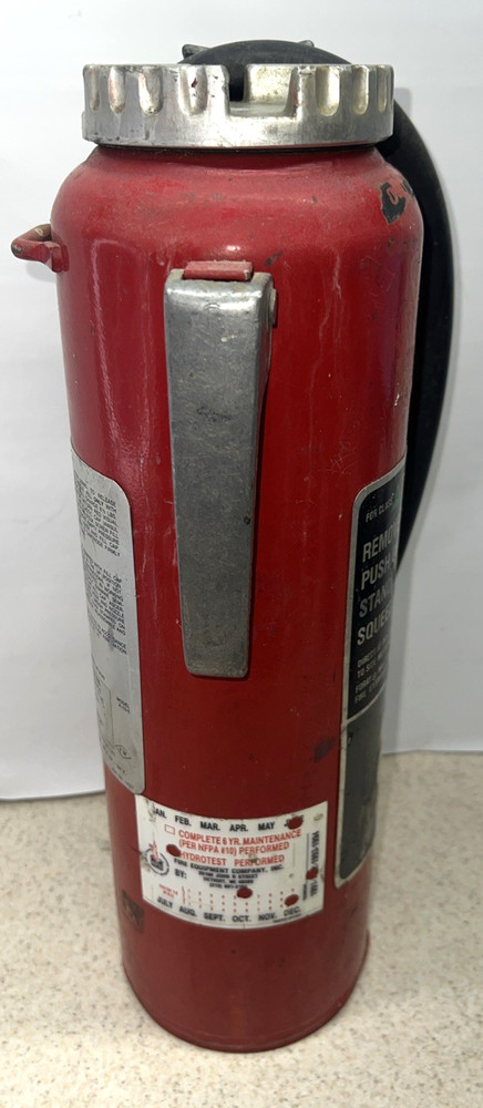 Ansul 10' Cartridge Type Red Fire Extinguisher. Class A B C UNTESTED Model A10E