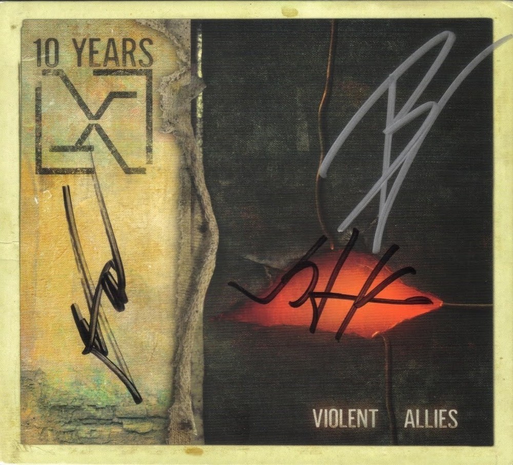 10 Years Violent Allies Signed Autographed CD
