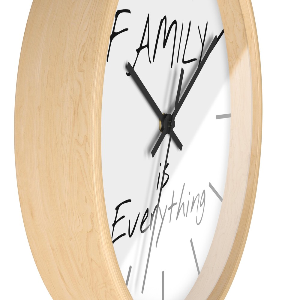 Family is Everything Wall Clock | Home Decor