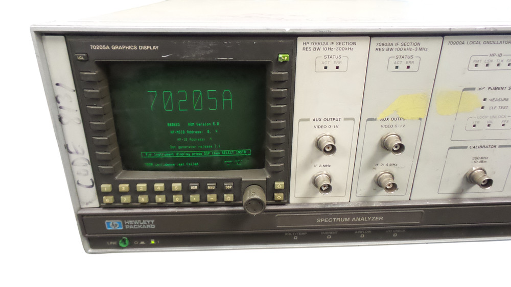 HP Graphics display 70205A SPECTRUM ANALYZER - Free Shipping