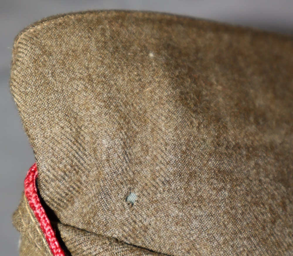 ORIGINAL KOREAN WAR ARTILLERY PIPED OVERSEAS GARRISON CAP