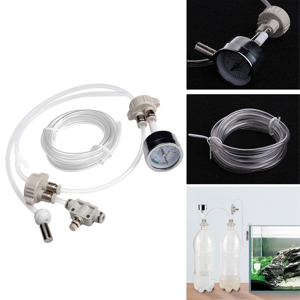 CO2 Generator System DIY Accessories Kit With Diffuser For Aquarium Live Plants