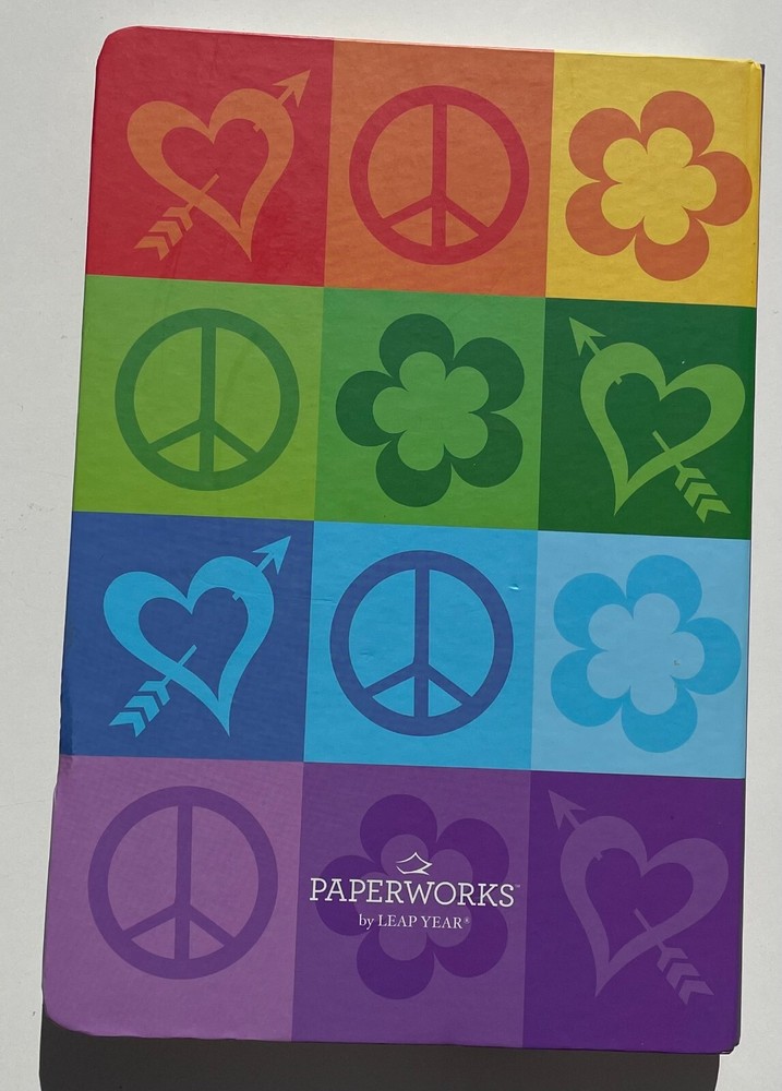 Paperworks Coloerd Lined Pages Notebook/Journal 8.5" x 5.75"
