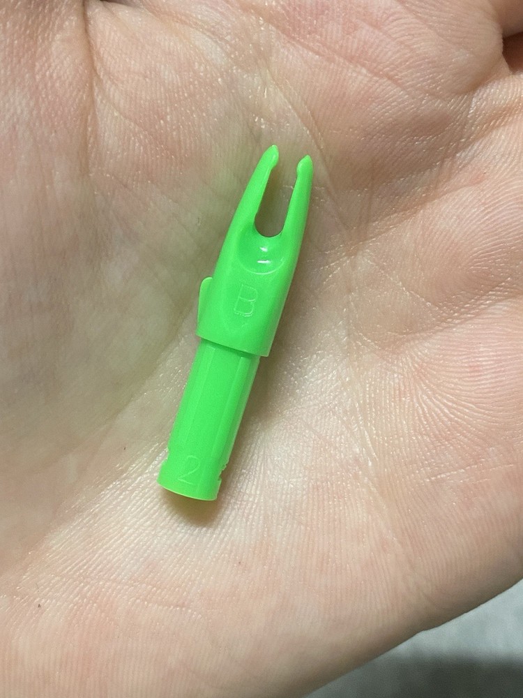 Bohning Archery S Nocks - 12 Pack - Green