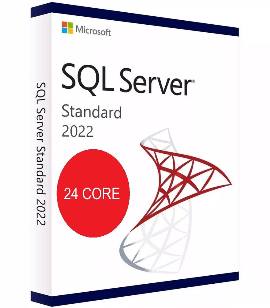 SQL Server 2022 Standard 16 Core with Holographic COA Unlimited User CALs