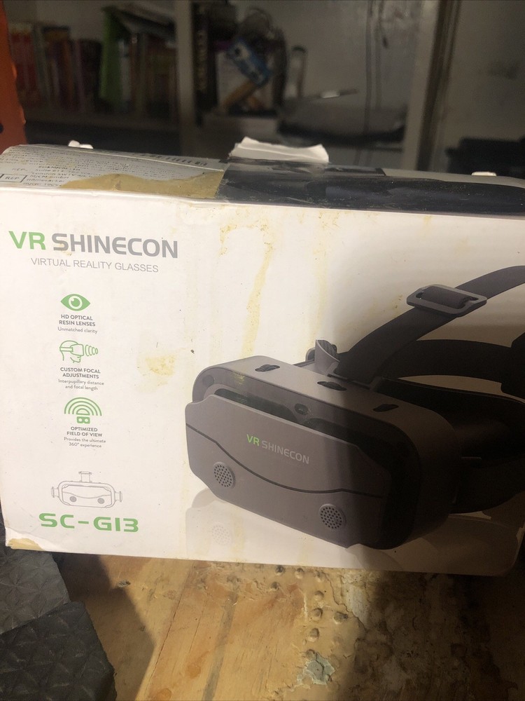 VR SHINECON VR Headset 3D Virtual Reality Glasses + Controller