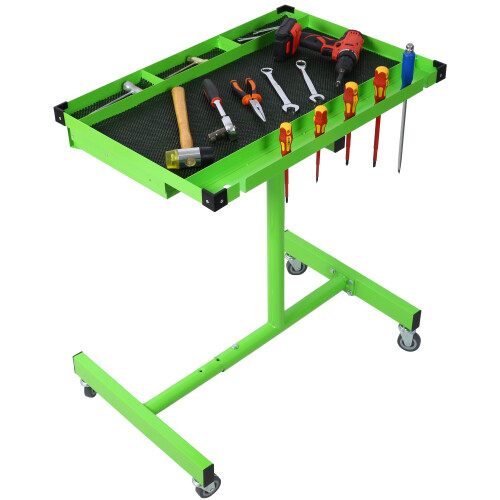 Adjustable Tear Down Work Table w/Drawer for Garages 220 lbs Capacity Heavy Duty