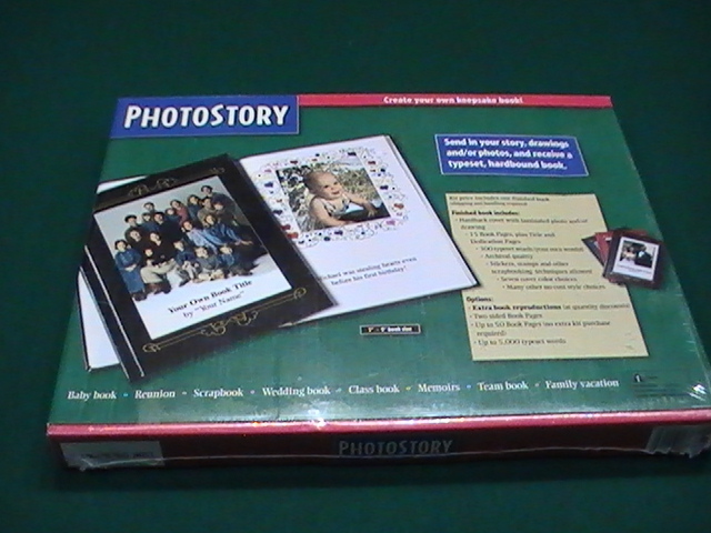 New Sealed Chimeric PhotoStory Kit -Create Your Own Keepsake Hardcover Book