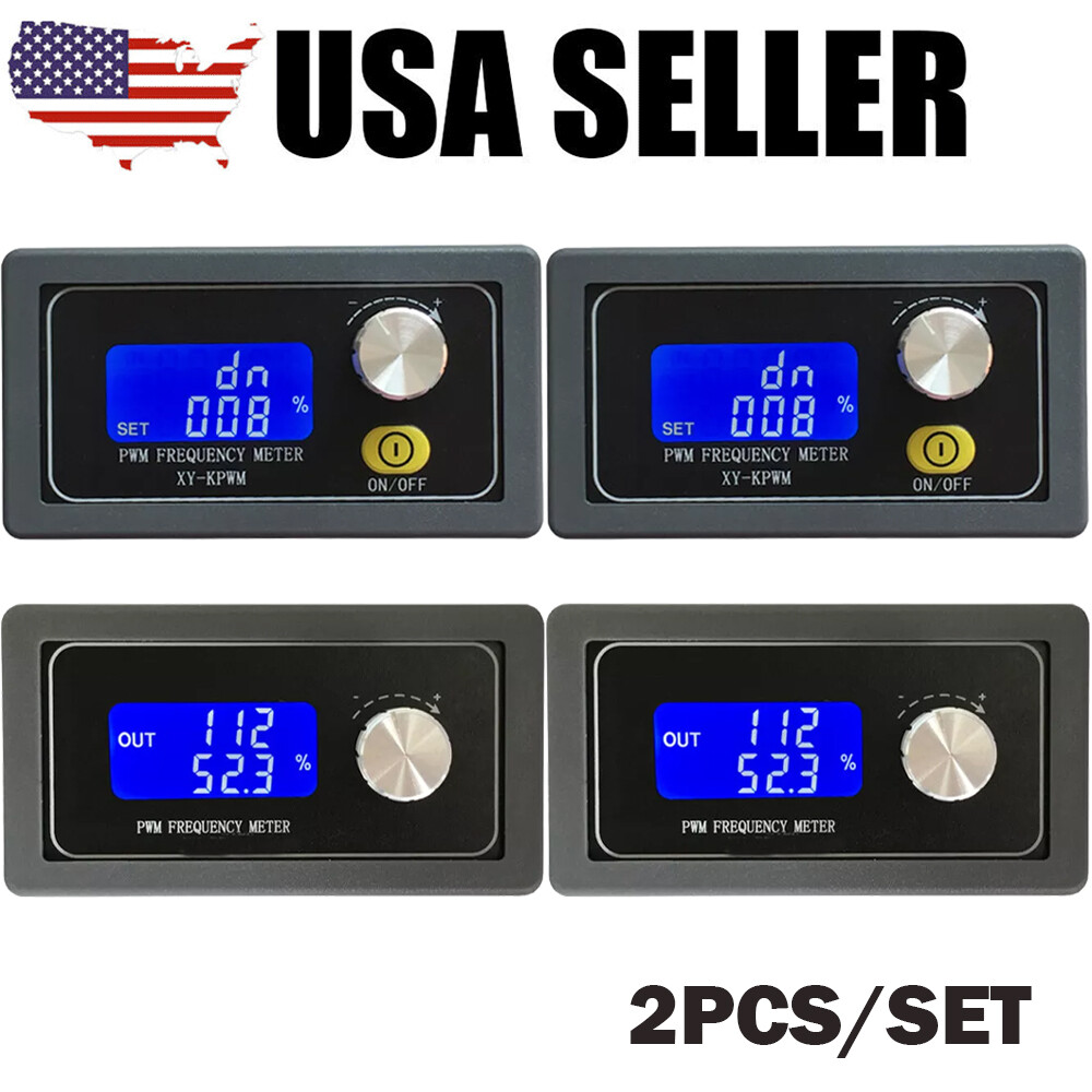 2x Signal Generator PWM Module Pulse Frequency Adjustable 1Hz-150KHz Square Wave