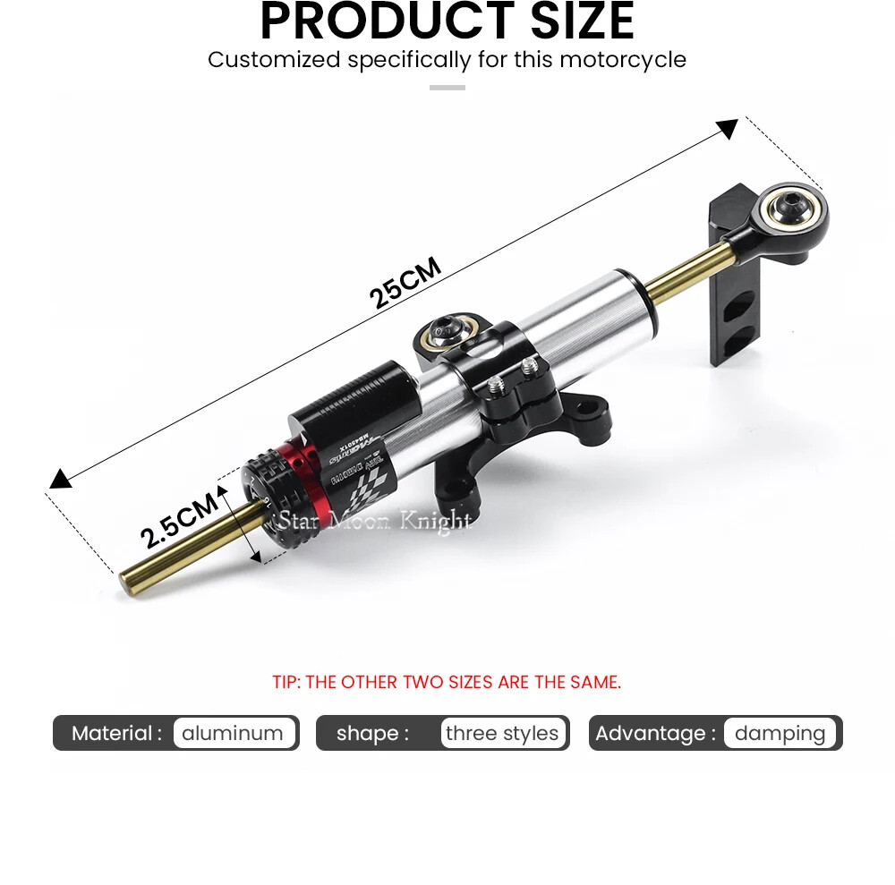 Steering Stabilizer Damper Mounting Bracket Kit For Ducati Hypermotard 950 SP