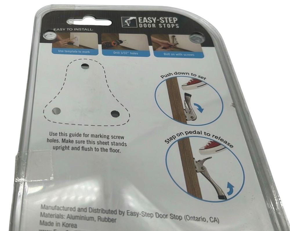 NEW Easy-Step Hands-Free Door Stop