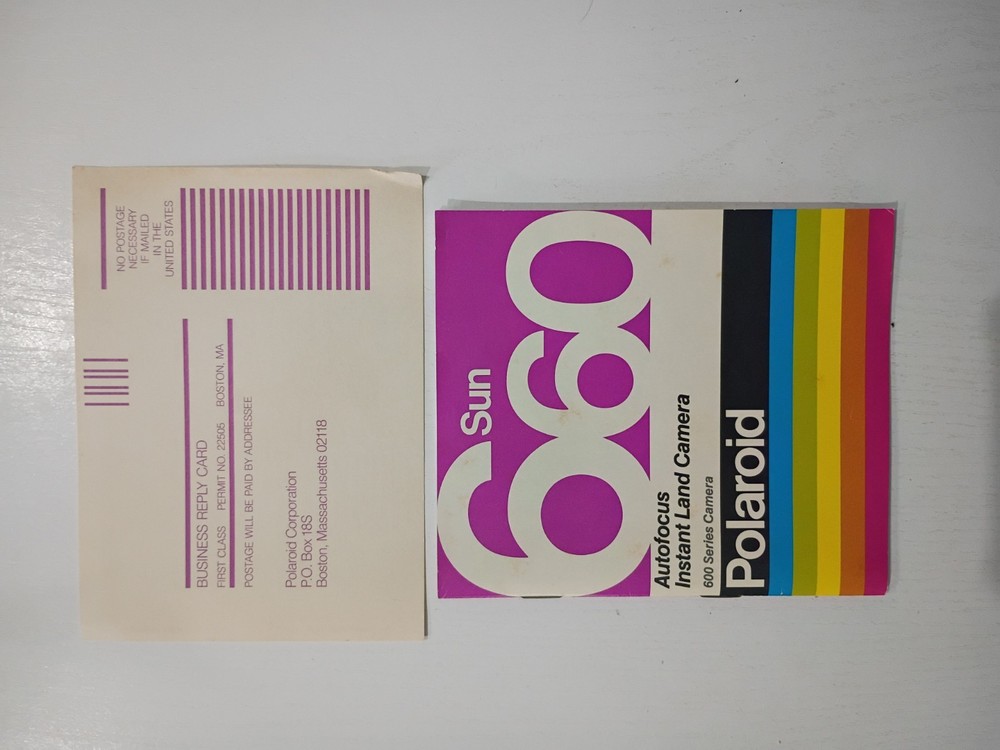Polaroid 660 Camera In Original Box With Tags
