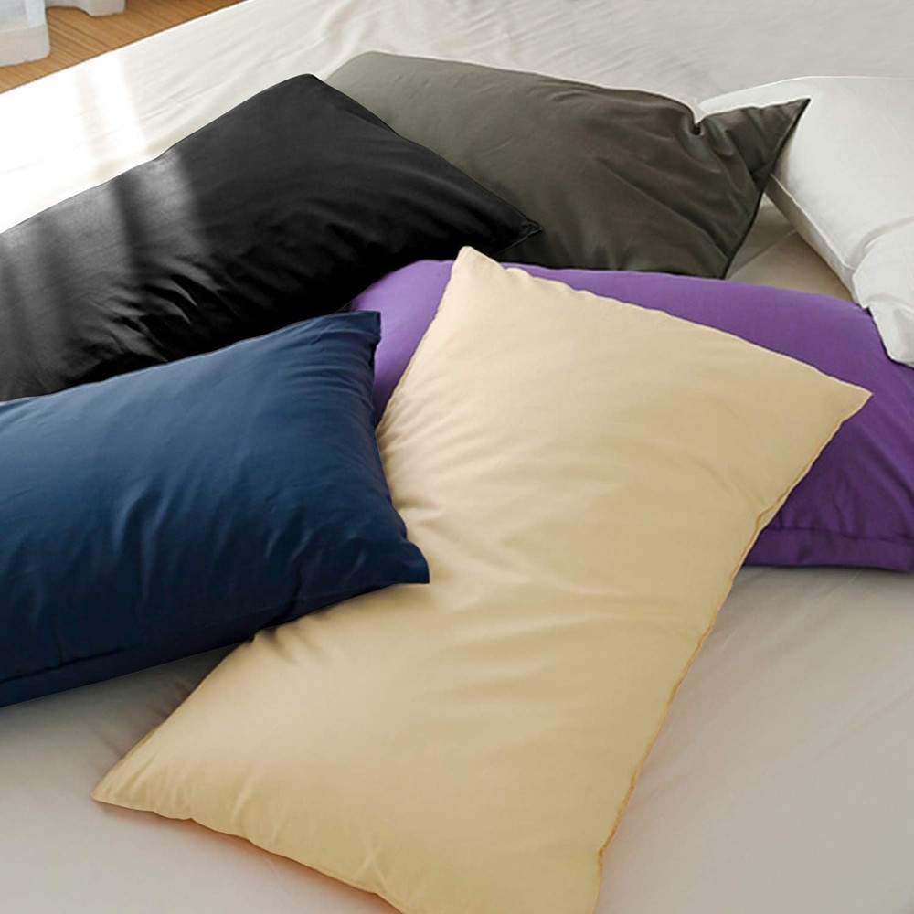Microfiber Pillow Cases Queen Size Set of 2, Soft Pillowcases with Envelope