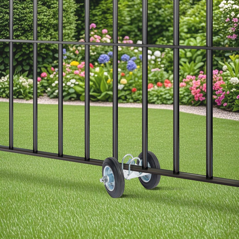 Sliding Door Hardware Kit, Heavy-Duty Wheels for Smooth Operation