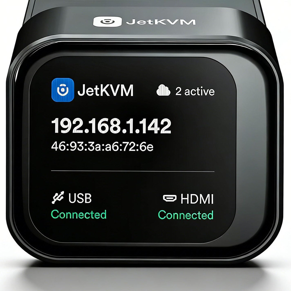 JetKVM Control Any Computer - IP KVM Over Ethernet | WebRTC | ATX Power