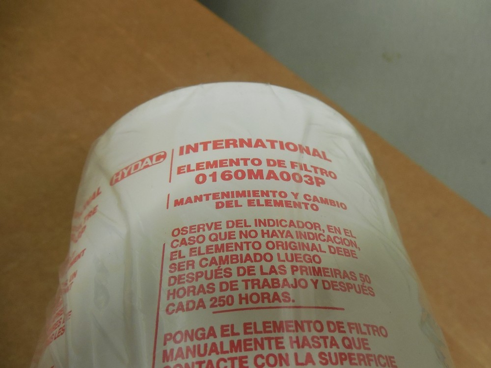 HYDAC INTERNATIONAL FILTER ELEMENT 0160MA003P NEW