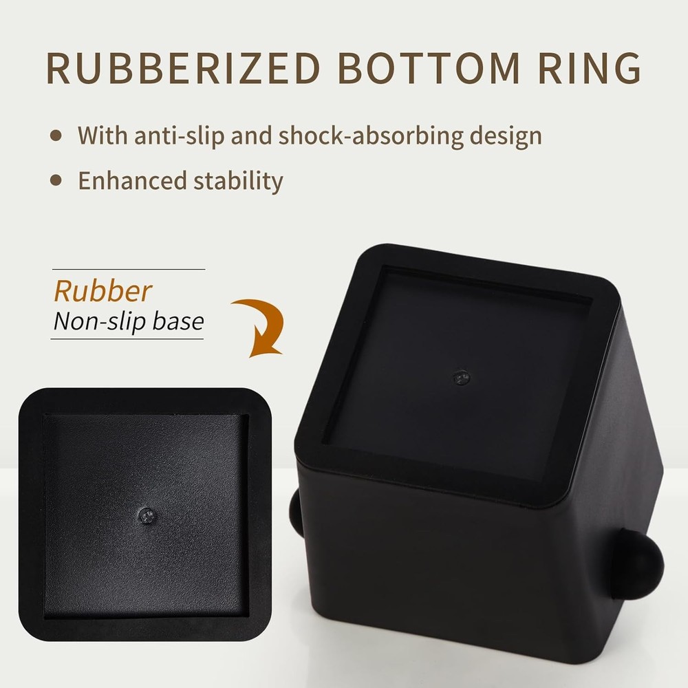 Knock Box Square High Sidewall Design with Tamper Mat