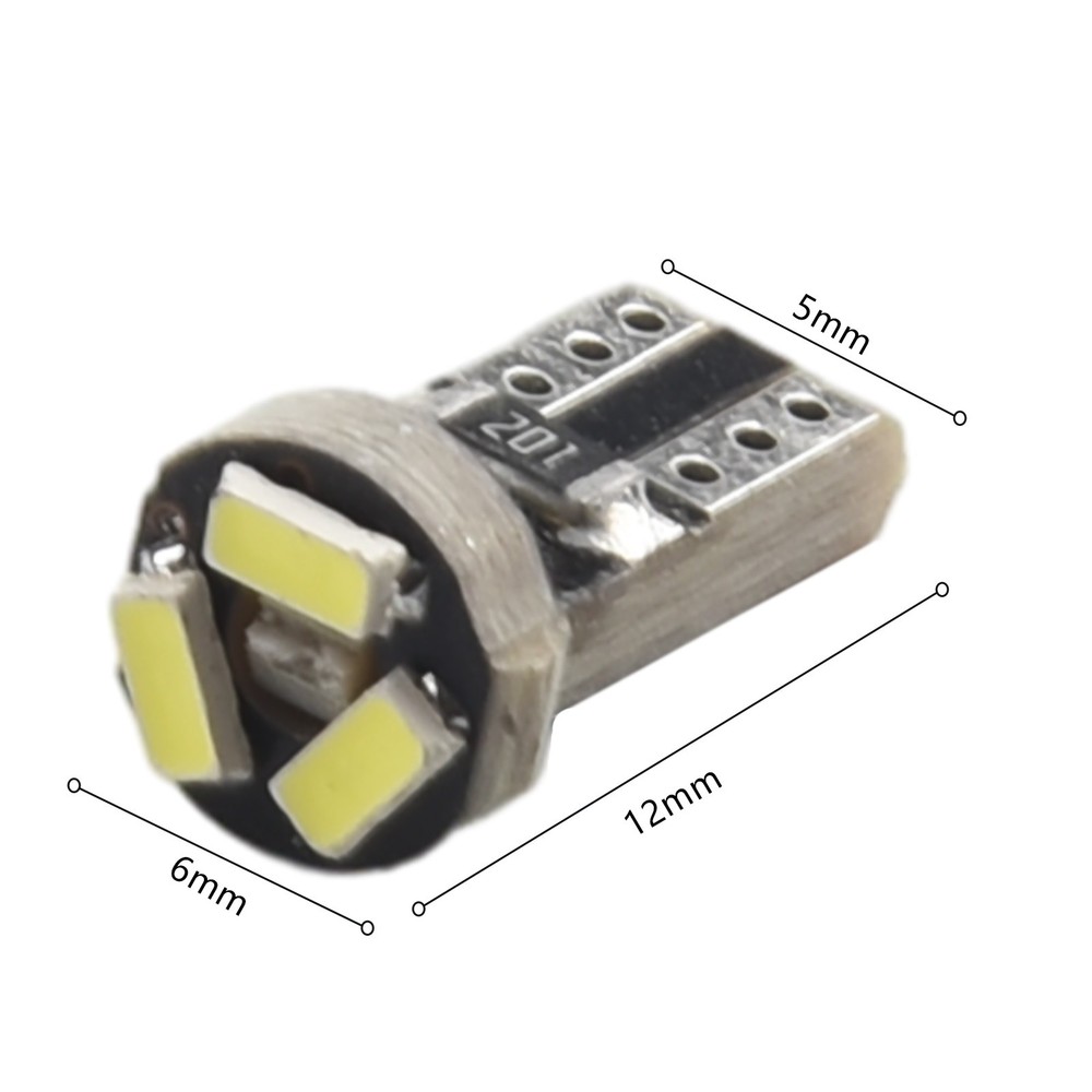 Long lasting T5 White LED Bulbs for Car Dashboard Easy Installation 10 Pack