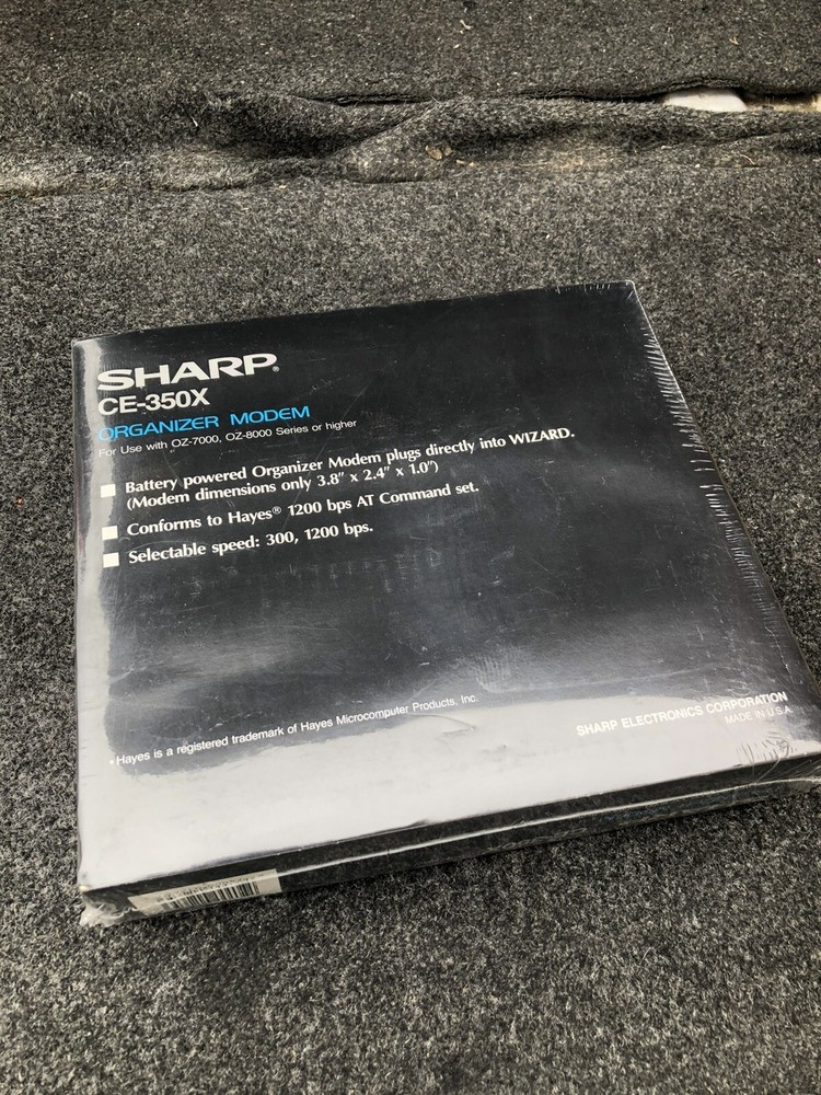 NEW IN SEAL BOX Sharp Organizer Modem CE-350X