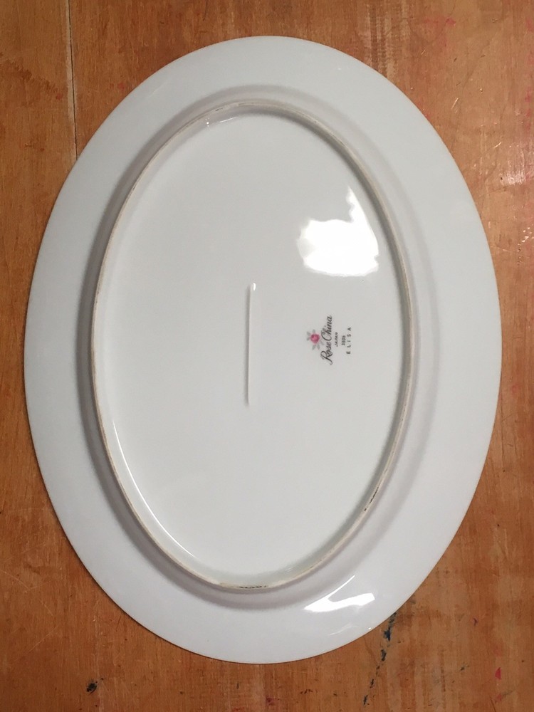 Platter Rose China Japan 3808 Elisa Pattern