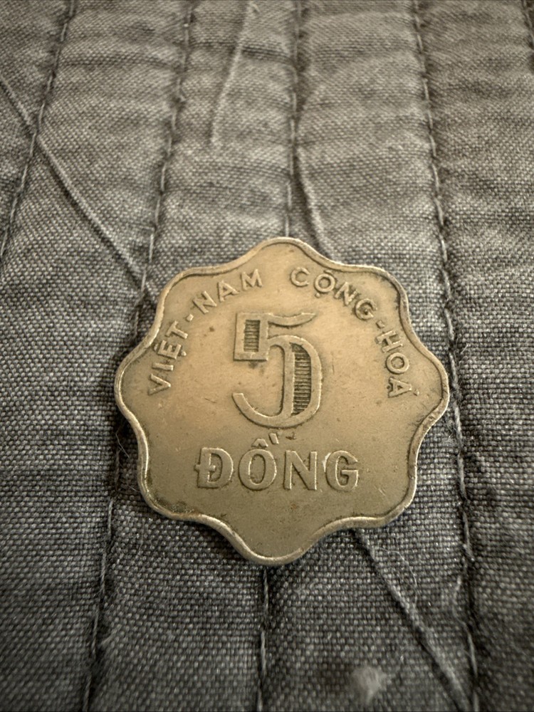 1966 Vietnam 5 Dong Coin