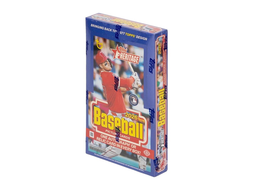 2026 TOPPS HERITAGE BASEBALL HOBBY BOX