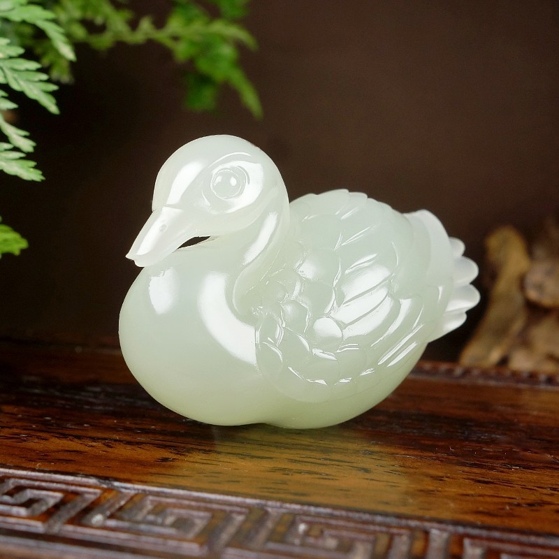 Hetian Jade Pendant - Goose CC