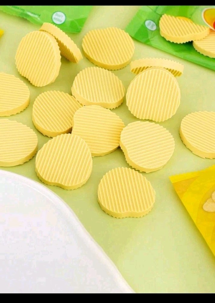 Eraser Shaped Chips Embedded Like Potatoes Student School