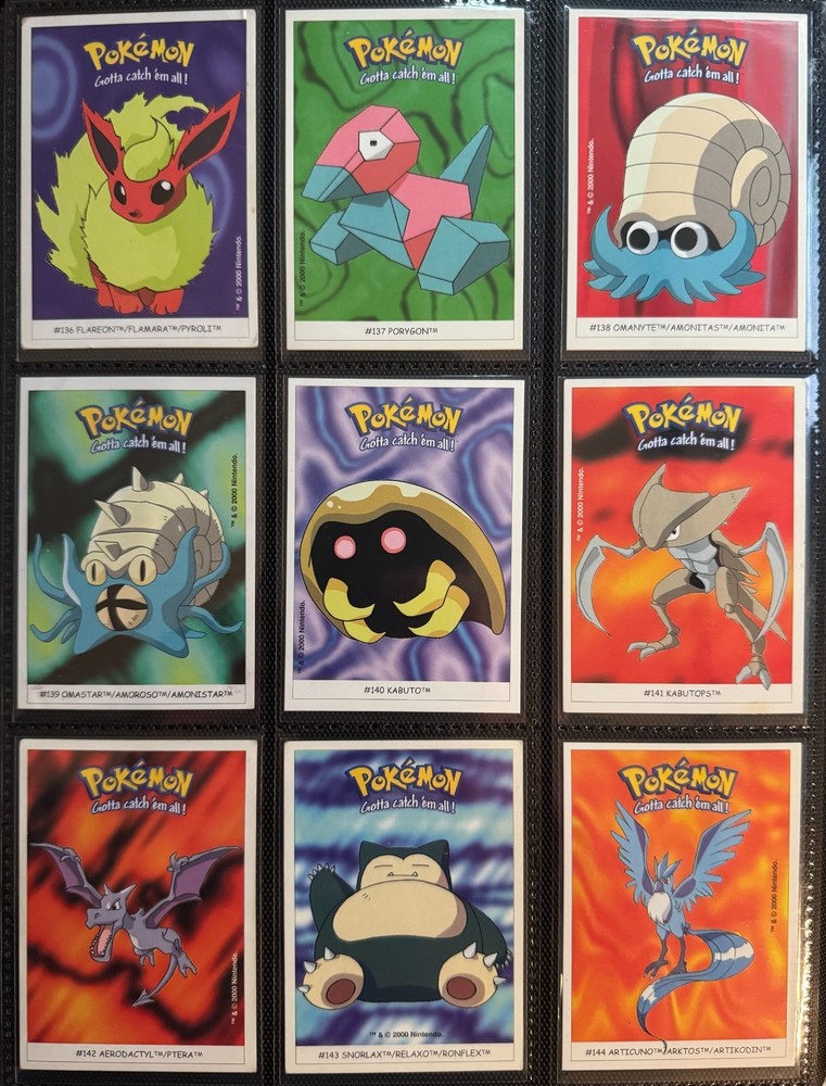 Pokemon Dunkin Boomer 2000 - complete 150/150 set - EXCELLENT - Charizard