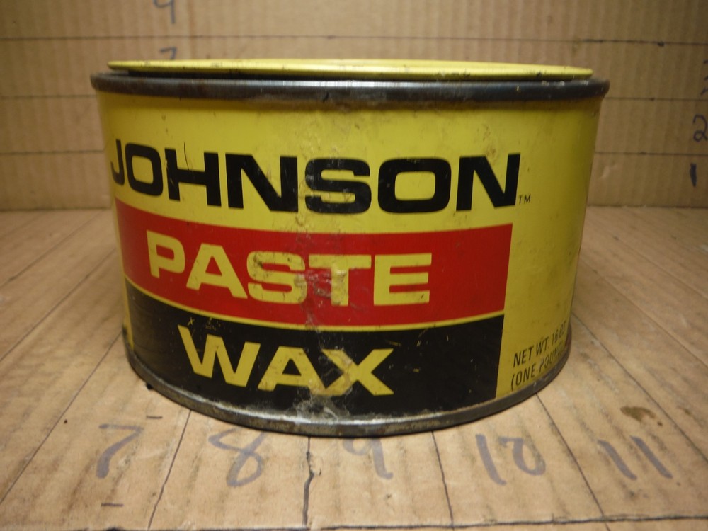 SC Johnson Paste Wax container