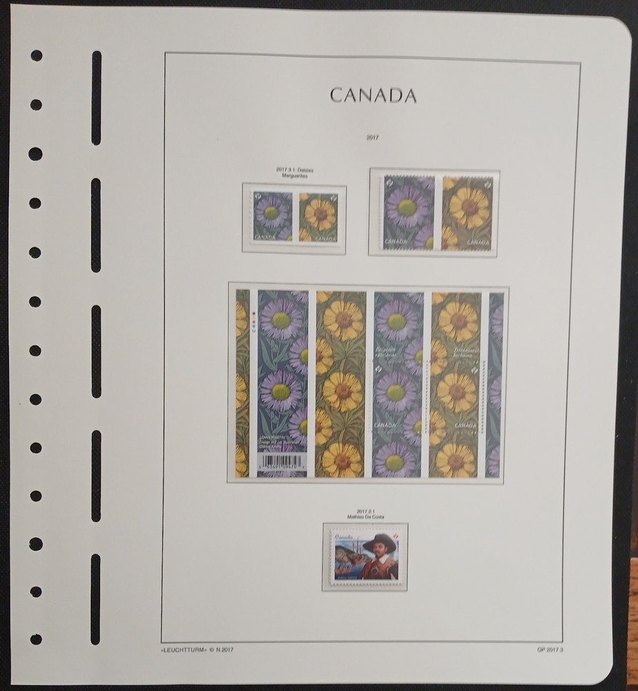 2017 Canada Year Set On Lighthouse/Leuchtturm Hingless Pages