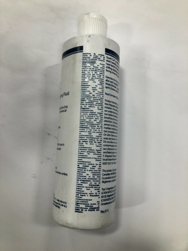 Quad-Cut Cutting & Tapping Fluid, Class C Solutions Group 16 oz, 19483