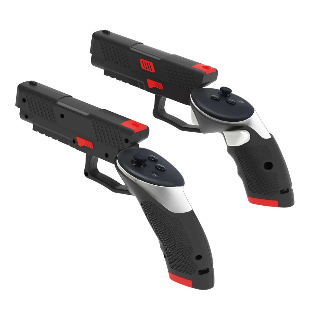 Gun-Shaped Grip for Meta Quest 3 Controller VR Shooting Game