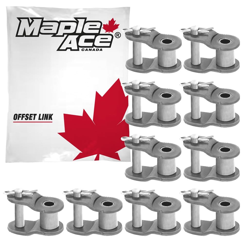 #50 Offset Half Link for Roller Chain Single Strand (Qty 10)
