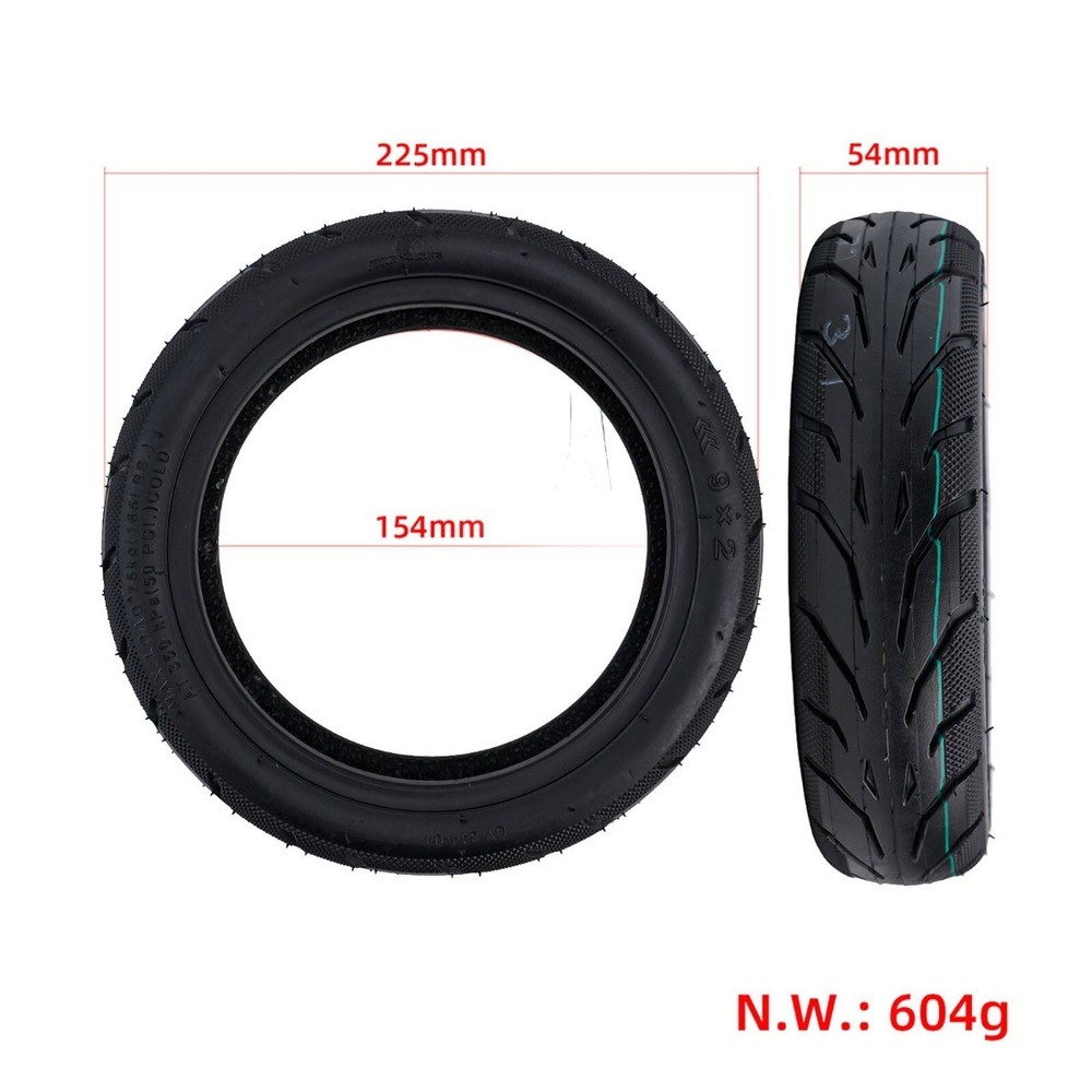 For Ninebot E22 E25 E45 Scooter Enhanced Performance With 9*2 Tubeless Tires